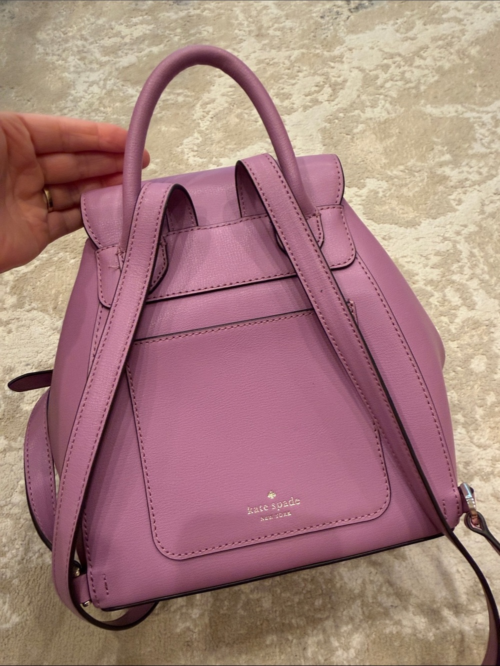 Kate spade Lilac purple backpack - Picture 7 of 14
